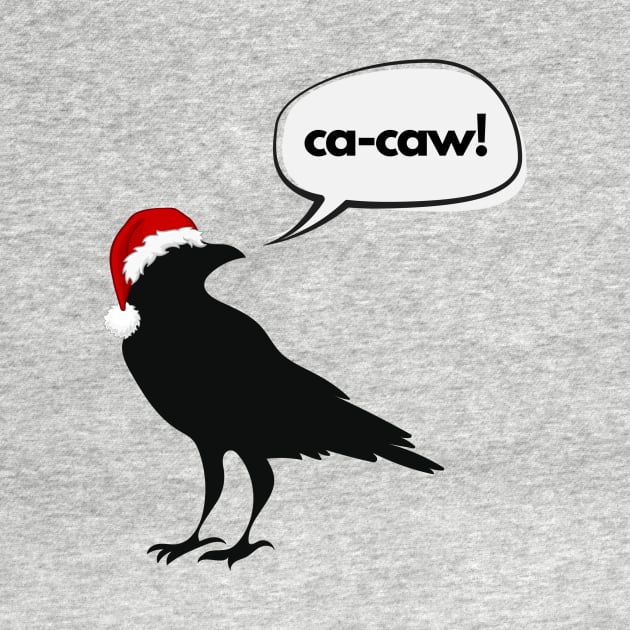 A Ca-Caw Christmas- a classic design with a holiday twist by C-Dogg